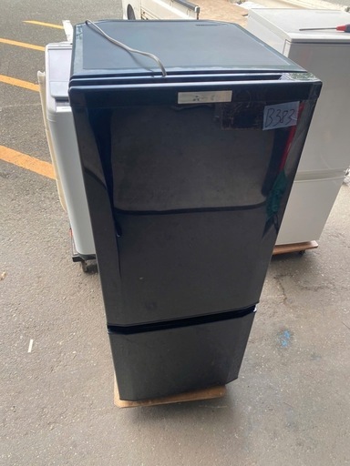 NO B383 ?福岡市内配送設置無料✨?三菱 2ドア冷蔵庫（146L） MR-P15Z-B サファイアブラック