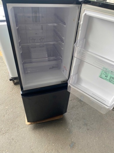 NO B383 ?福岡市内配送設置無料✨?三菱 2ドア冷蔵庫（146L） MR-P15Z-B サファイアブラック