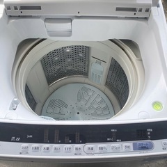 NO B382 🌈福岡市内配送設置無料✨🌈洗濯機 日立 2〜3人分 8.0kg コンパクト 部屋干し 設置配送料込み BW-V80C-W  2019年の画像