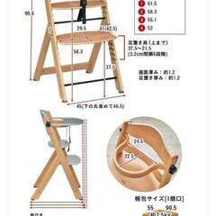 【美品】ベビーハイチェアの画像