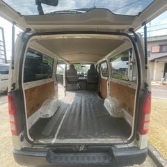 総額68.0万円★ディーゼル★4WD★4ナンバー★オートマ★平成18年式 トヨタハイエース 4WD DX(KDH205V)2500ccディーゼル3人乗28.7万キロ ホワイトの画像