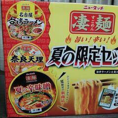 ニュータッチ　凄麺　旨辛　夏の限定セット　カップラーメンの画像