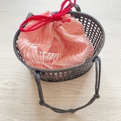 浴衣用　かごバック　ヘアアクセの画像