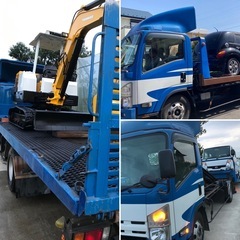 陸送★積載車にてお車や建設機械などをお運びします★