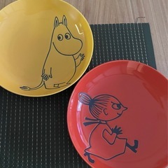 ムーミン　　カレー皿2枚セットの画像