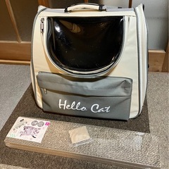 （取引相手決定）猫バック リュック ペット キャリーバッグの画像