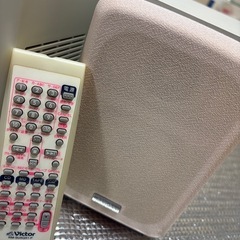 Victor 貴重なMDコンポピンクで可愛い☆動作確認済の画像