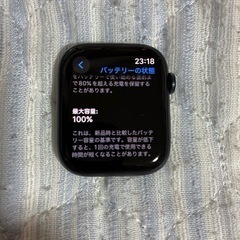 Apple Watch 9！セルラーモデル 45mm デモ機 ミッドナイト バッテリー100%の画像