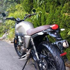 🌈カフェレーサー125 脅威の低走行→3500キロ台 🍀新古車並みのコンディション  整備&カスタム済み すぐに乗れます
                 の画像