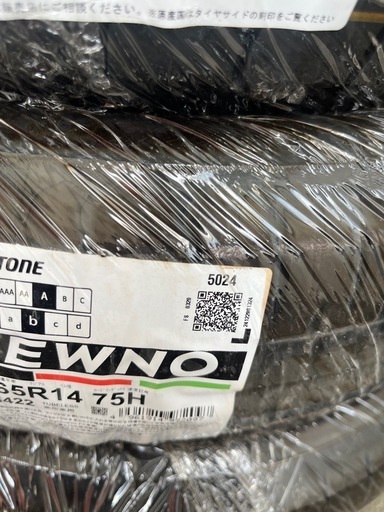 ブリヂストンタイヤ4本セット‼️155/65R14 NEWNO?
