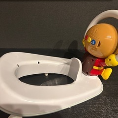 【美品】アンパンマン 補助便座 おしゃべり付き おまるの画像