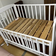 引取先決定！ベビーベッド　ホワイト