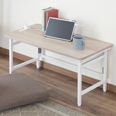 【美品】ローテーブル折りたたみコンセント付き