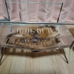 キャンプセット(焚き火シート、焚き火台、防風板)の画像