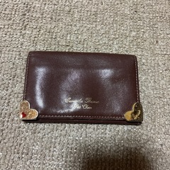サマンサタバサプチチョイス　カードケース　名刺入れ　ブラウン