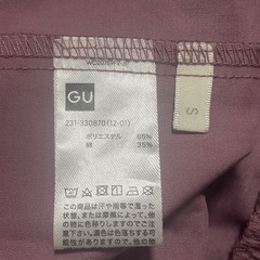 GUのスクエアネックバックリボンワンピースです☺️の画像