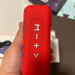ワイヤレススピーカー[RED×BLUE]Bluetoothの画像