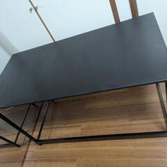 【1ヶ月前に購入】PCデスク 机（幅120cm 奥行60cm）