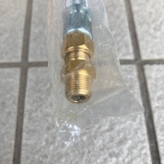 新品/未使用　椎茸乾燥機等の送油ホース　1m 先端真鍮製　外装φ11㎜ワイヤーブレードの画像