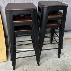 業務用ハイチェア4脚の画像