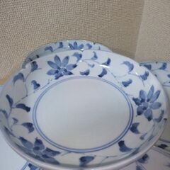 未使用　京都たち吉　平安時代から続く伝統シンプルも品のある小鉢５客　渦の画像