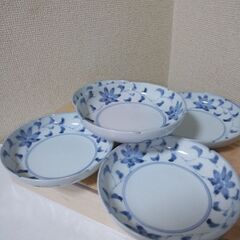 美品　おでん銅鍋両手鍋 蓋付き 約25×30㎝ 大サイズと京都たち吉取り皿5客 タチキチの画像