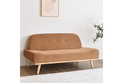 VENTOTA ソファー ソファー 2人掛け　ブラウン色 中古