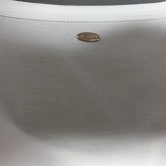シルクタッチコットンUネックTの画像