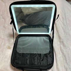 新品　ミラー付きメイクボックスBOXの画像