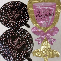 新品♡Happy Birthday♡バルーン♡風船♡コップ♡パーティーセットの画像