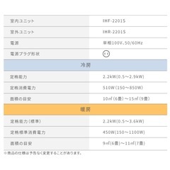(22)残り 1
台‼️ アイリスオーヤマ6畳用エアコン2025年製新品取付け販売の画像