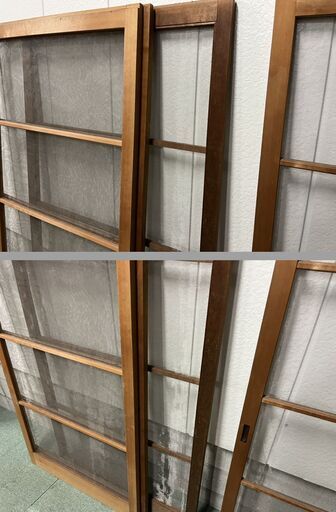 建具 網戸 5枚セット 昭和レトロ アンティーク 幅97cm×高さ178.5cm 建具 網戸 5枚セット 昭和レトロ アンティーク 幅97cm×高さ178.5cm