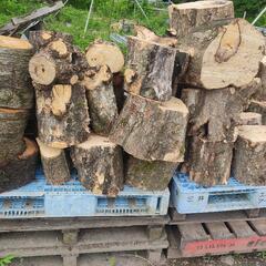 　2台目も完売！薪　2tダンプ満載便　残り在庫2→1台　サクランボ　柿　林檎　果樹ミックス　釜戸料理　アウトドア　キャンプ　薪風呂　薪割り　DIYの画像