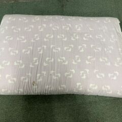 敷布団 カバー付 赤 ⑥ 幅100cm×奥行190cm 