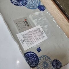 未使用　美濃焼　長角皿　長方形　大皿　Kansai Yamamoto　2枚　桃山陶器　岐阜県の画像