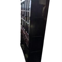 北海道民芸家具　樺材　食器棚/キャビネット　食器棚の画像