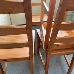 IKEA ヨックモック　木製イス4脚