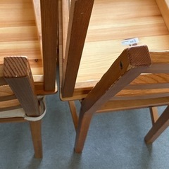 IKEA ヨックモック　木製イス4脚の画像