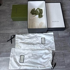 GUCCI 箱　グッチ　シューズ　袋　紐の画像