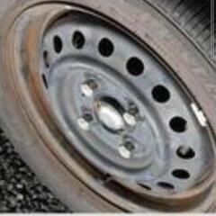 取引き中、１４インチ鉄チンタイヤホイール
