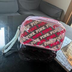 【新品】PINK ビニールポーチの画像
