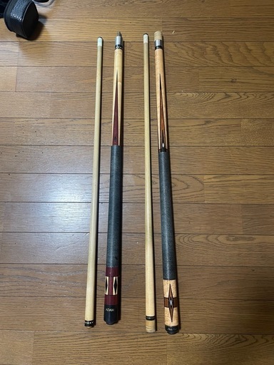ビリヤード　キュー　2本セット