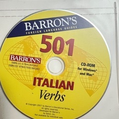 501 ITALIAN VERBS 第3版の画像