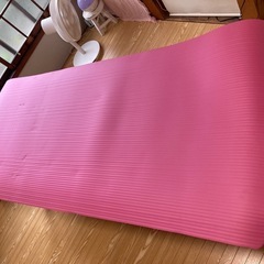 ヨガマット　ピンク　縦185×横80の画像