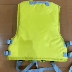 ライフジャケット　キッズ　子供用　120〜130㎝　イエローの画像