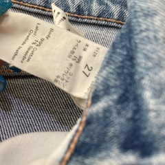 moussy デニム　ダメージの画像