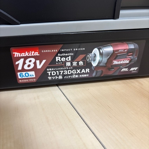 新品　マキタ　18v TD173DGXAR