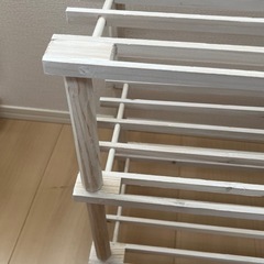 木製　ラックの画像