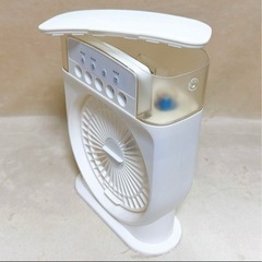 【未使用】冷風扇 首振り タイマー ミスト扇風機 氷入る 急速冷却 送風 600mlの画像