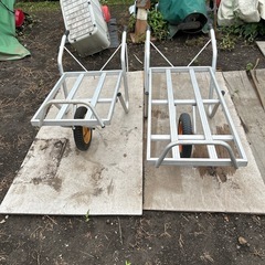 園芸コンテナカー2台 ロング　ショート